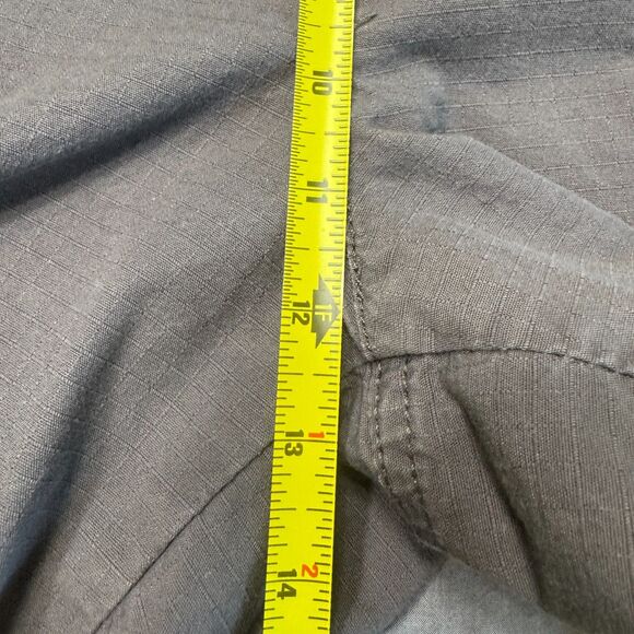 VTG Urban Pipeline Cargo Shorts Men's 34 Brown Cotton Ripstop Pockets Y2K Skater - Picture 9 of 13